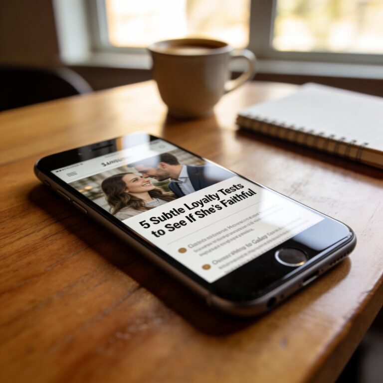 5 Subtle Loyalty Tests to See If She’s Faithful
